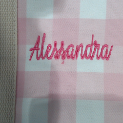 BLOOPER KIDS: Monogrammed Girls Tote Bag