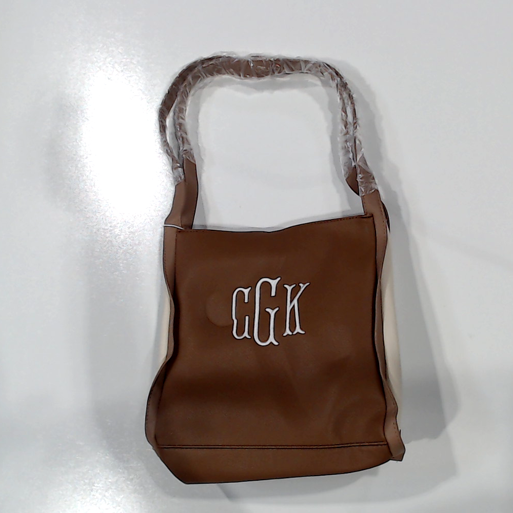 BLOOPER BAG: Monogrammed Shoulder Tote