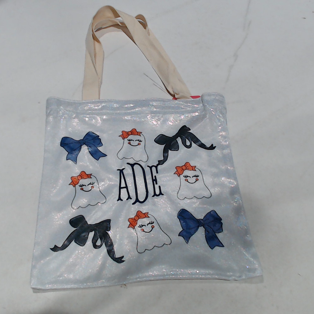 BLOOPER BAG: Monogrammed Halloween Bag