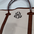 BLOOPER BAG: Monogrammed Vintage Weekender