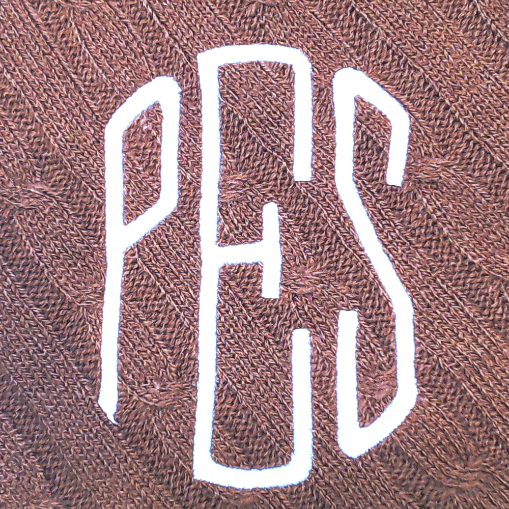 BLOOPER CLOTHING: Monogrammed Poncho