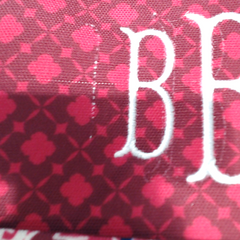 BLOOPER ACCESSORY: Monogrammed Bible Carrier