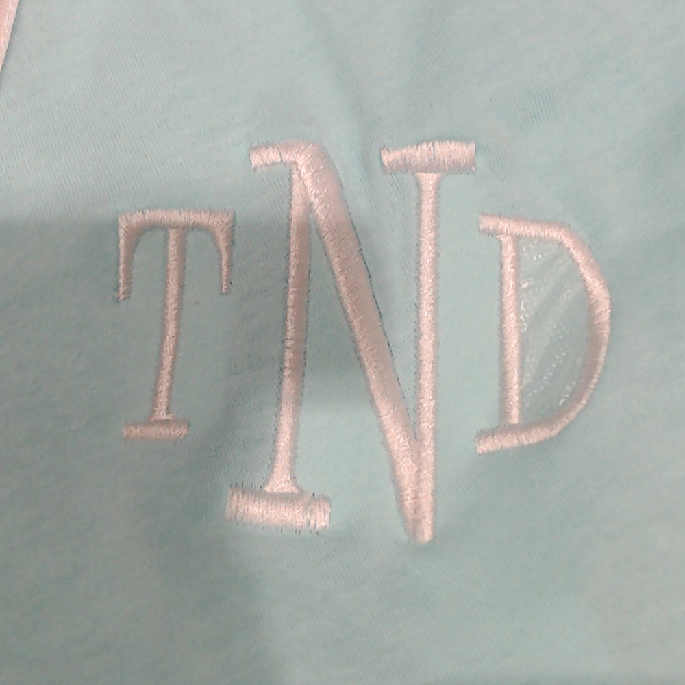 BLOOPER SWIM: Monogrammed Accent Cover Up