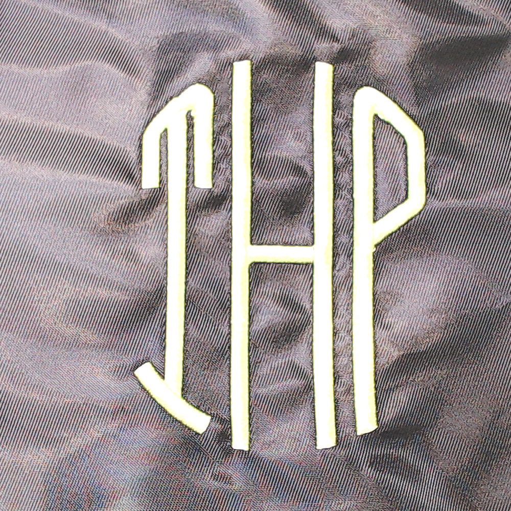 BLOOPER BAG: Monogrammed Cinch Bag