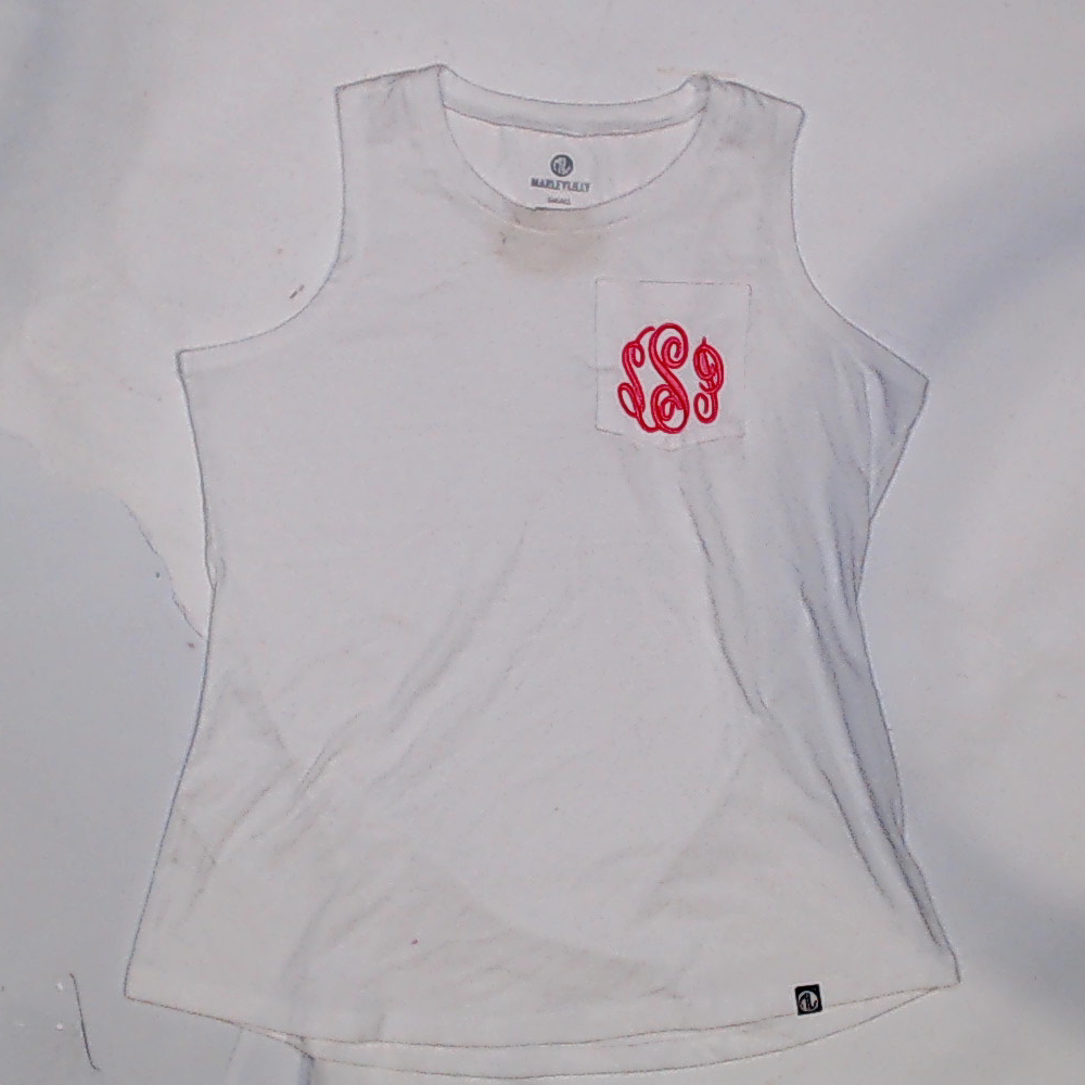 BLOOPER CLOTHING: Monogrammed Tank Top