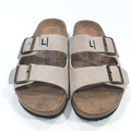 BLOOPER SHOES: Monogrammed Double Strap Sandals
