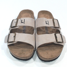 BLOOPER SHOES: Monogrammed Double Strap Sandals