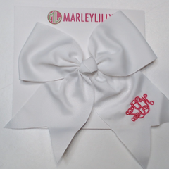 BLOOPER KIDS: Monogrammed Girls Hair Bow