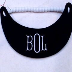 BLOOPER ACCESSORY: Monogrammed Bride Tribe Visor