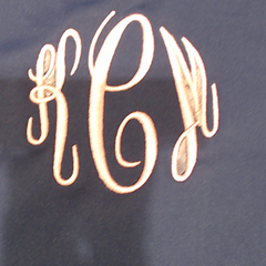 BLOOPER CLOTHING: Monogrammed Midi Dress