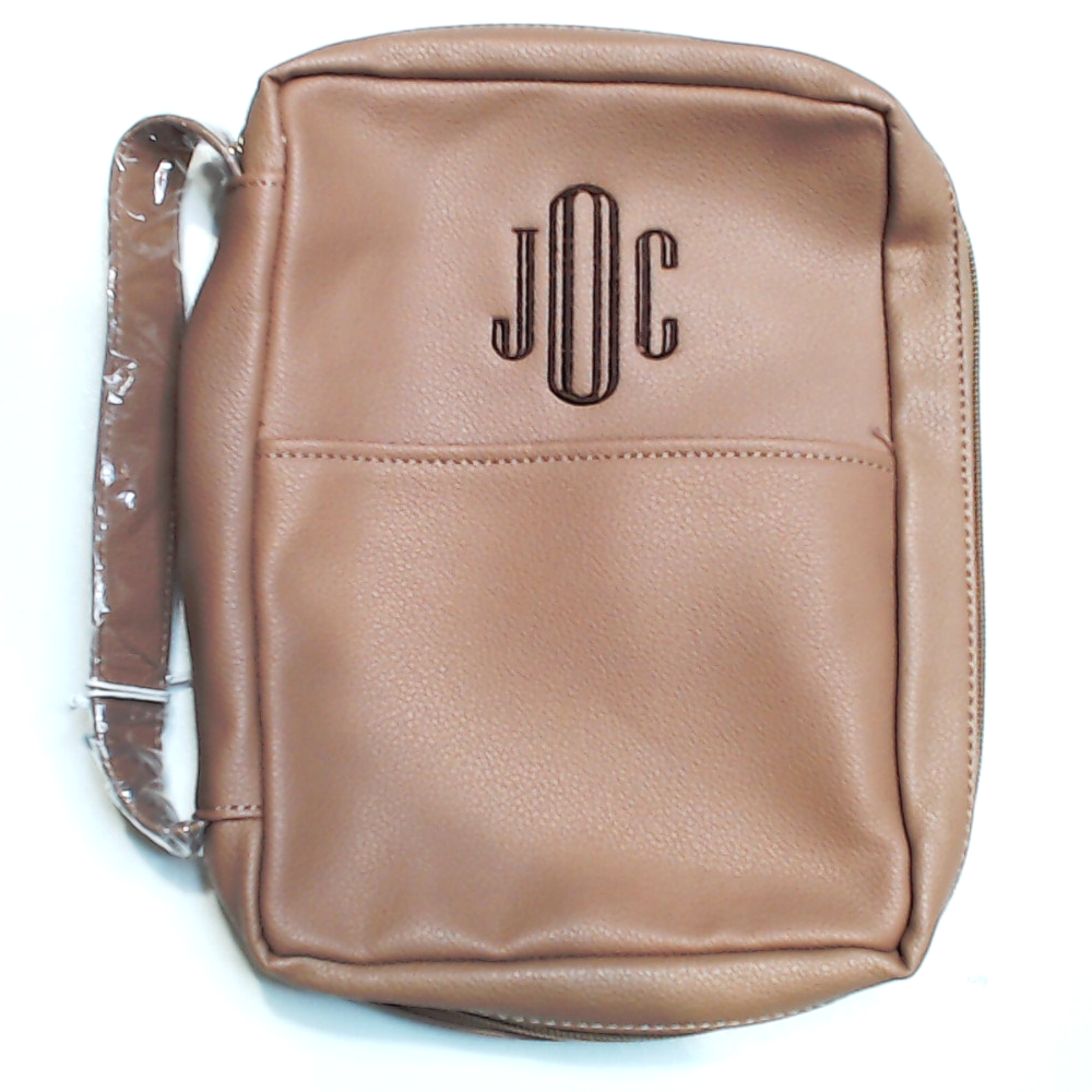 BLOOPER ACCESSORY: Monogrammed Bible Carrier Bag