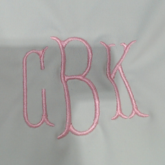BLOOPER KIDS: Monogrammed Girls Scallop Dress