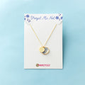 silver forget me not necklace