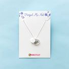 Monogrammed Forget Me Not Necklace | Silver