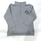BLOOPER KIDS: Monogrammed Kids Pullover Sweatshirt