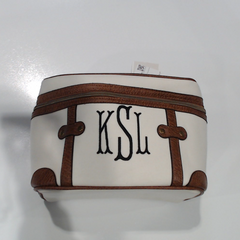 BLOOPER ACCESSORY: Monogrammed Vintage Train Case