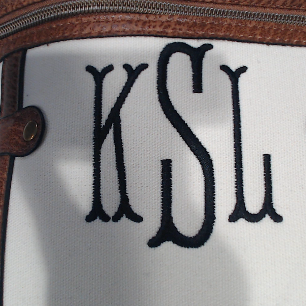BLOOPER ACCESSORY: Monogrammed Vintage Train Case
