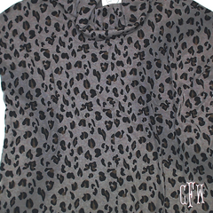 BLOOPER CLOTHING: Monogrammed Cowl Neck Poncho