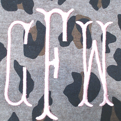 BLOOPER CLOTHING: Monogrammed Cowl Neck Poncho