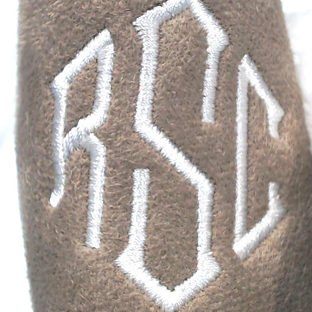BLOOPER KIDS: Monogrammed Kids Sherpa Tie Booties