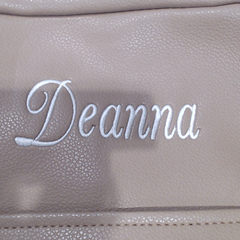 BLOOPER ACCESSORY: Monogrammed Bible Carrier