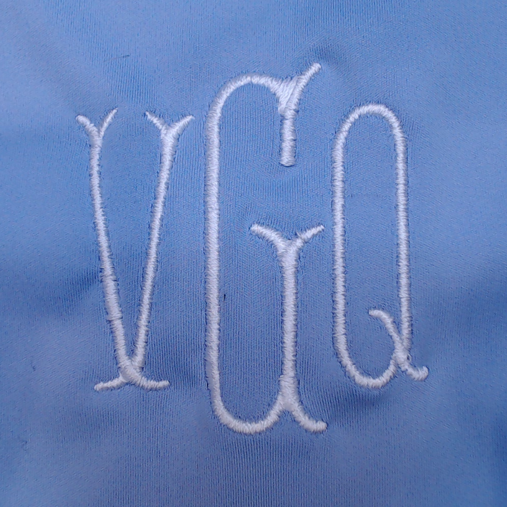 BLOOPER KIDS: Monogrammed Girls Scallop Dress