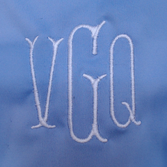 BLOOPER KIDS: Monogrammed Girls Scallop Dress