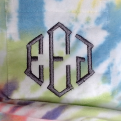 BLOOPER CLOTHING: Monogrammed Tie Dye T-Shirt