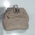 BLOOPER BAG: Monogrammed Backpack Purse