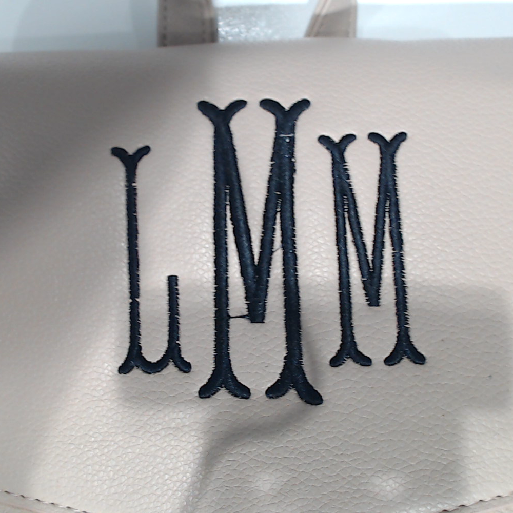BLOOPER BAG: Monogrammed Backpack Purse