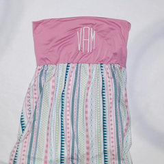 BLOOPER SWIM: Monogrammed Beach Cover Up