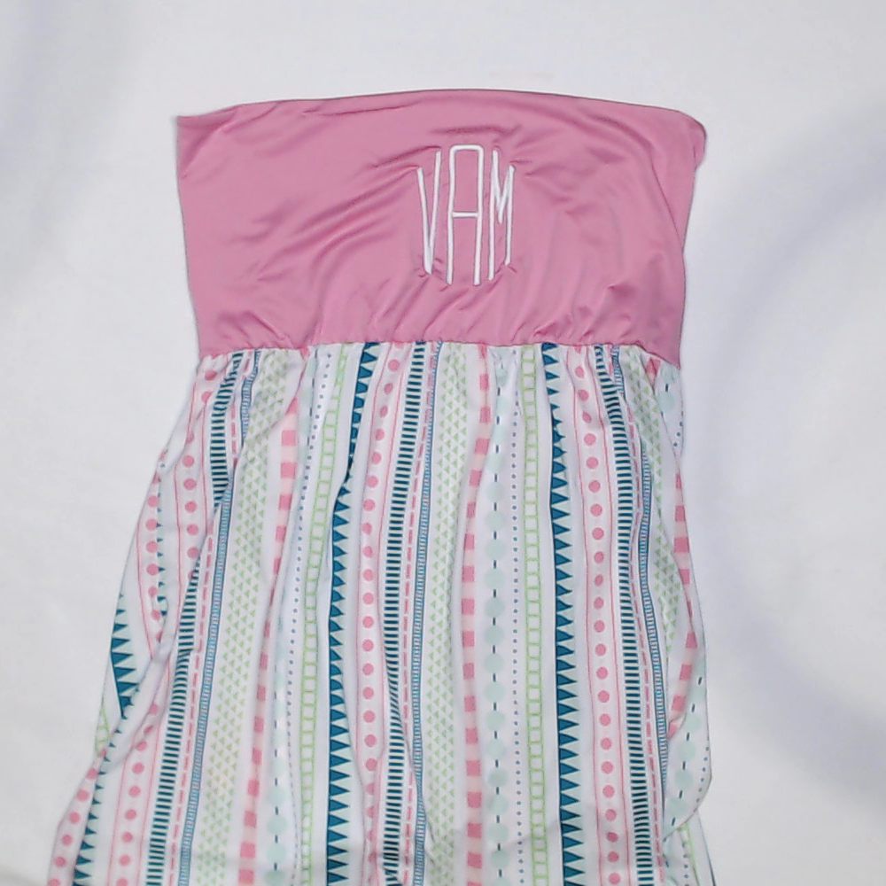 BLOOPER SWIM: Monogrammed Beach Cover Up