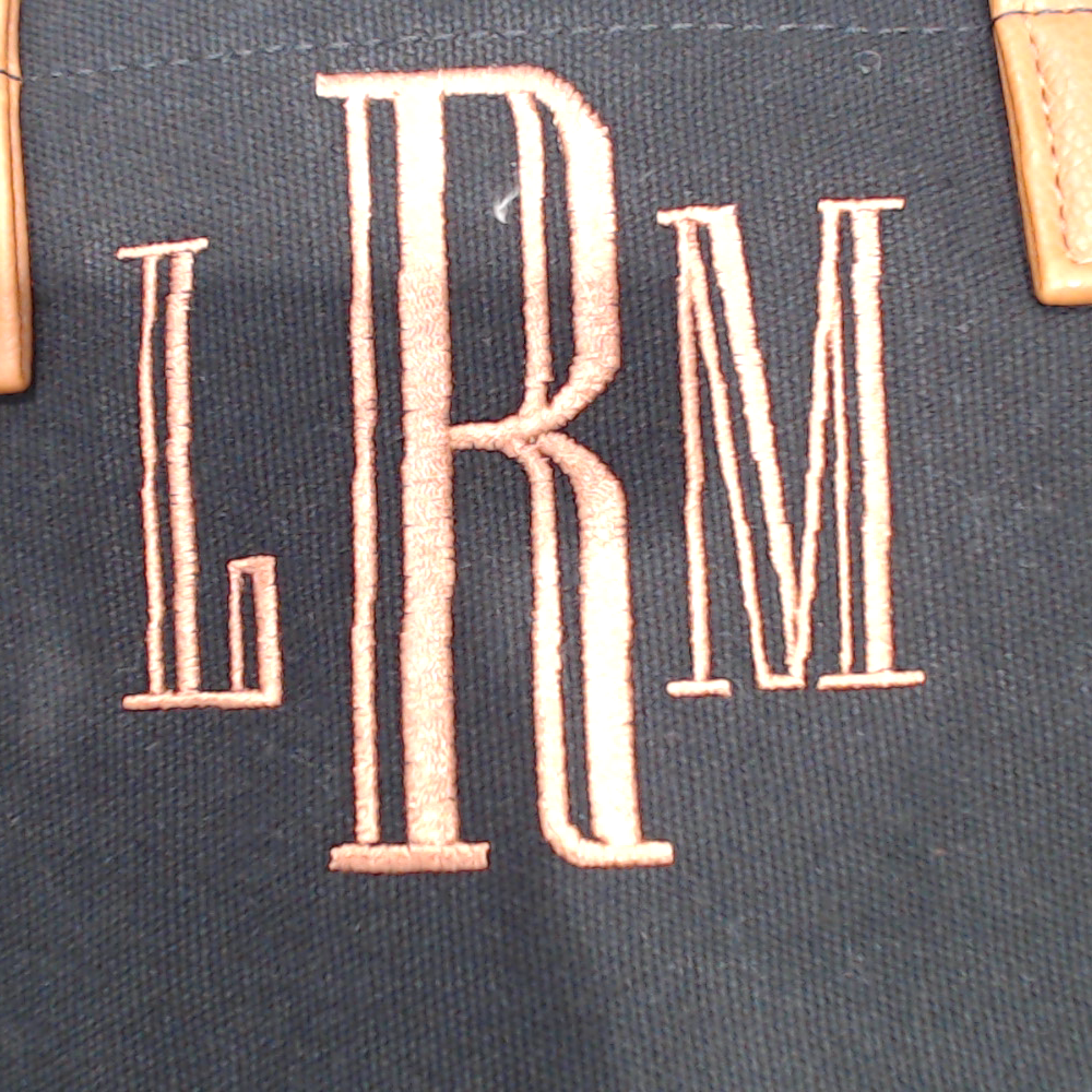 BLOOPER BAG: Monogrammed Upscale Weekender