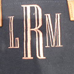 BLOOPER BAG: Monogrammed Upscale Weekender