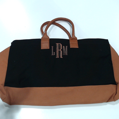 BLOOPER BAG: Monogrammed Upscale Weekender