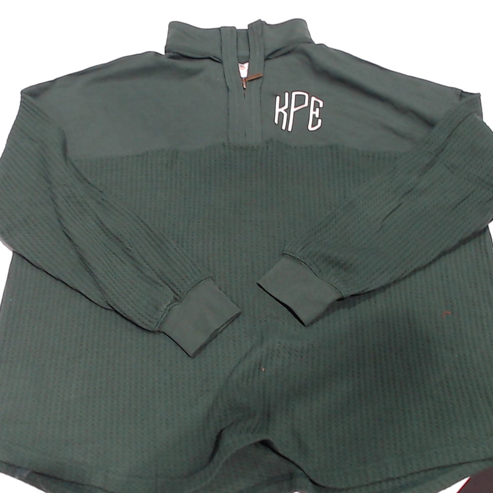 BLOOPER CLOTHING: Monogrammed Waffle Knit Pullover