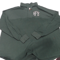 BLOOPER CLOTHING: Monogrammed Waffle Knit Pullover