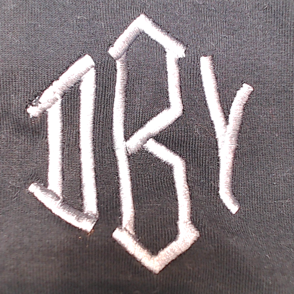BLOOPER CLOTHING: Monogrammed Cowl Neck Poncho