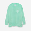 monogrammed softspun sweatshirt in mint