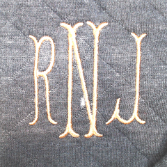 BLOOPER KIDS: Monogrammed Kids Quilted Pullover Tunic
