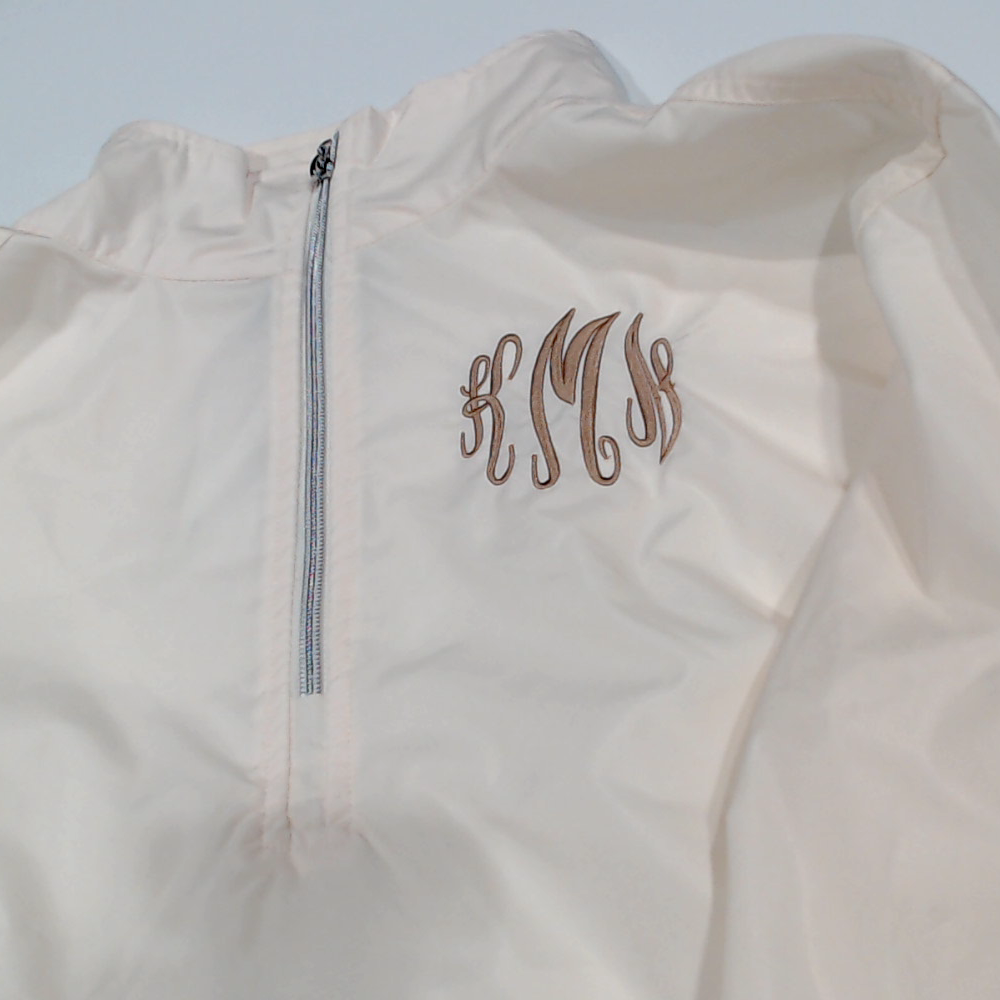 BLOOPER CLOTHING: Monogrammed Windbreaker Pullover