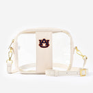Auburn Tigers Clear Stadium Crossbody Bag | Bone
