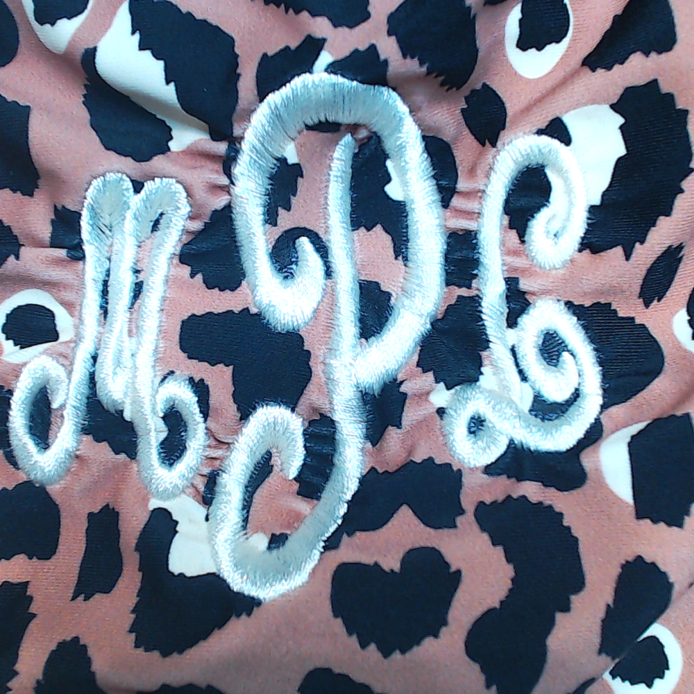 BLOOPER KIDS: Monogrammed Kids Ruffle Tankini Top