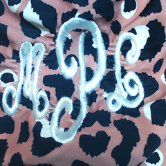 BLOOPER KIDS: Monogrammed Kids Ruffle Tankini Top