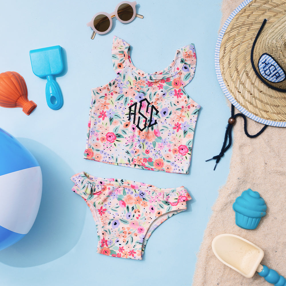 Marleylilly Kids | Personalized Ruffle Bathing Suit