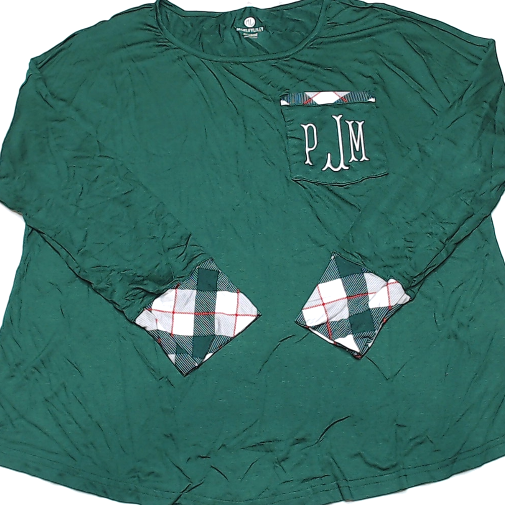 BLOOPER CLOTHING: Monogrammed Pajama Shirt
