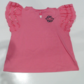 BLOOPER CLOTHING: Monogrammed Flutter Sleeve Top