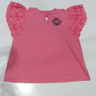 BLOOPER CLOTHING: Monogrammed Flutter Sleeve Top