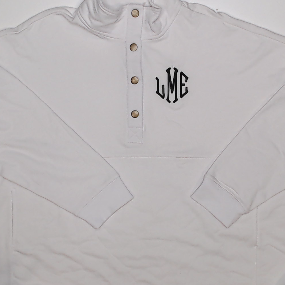 BLOOPER CLOTHING: Monogrammed Pullover