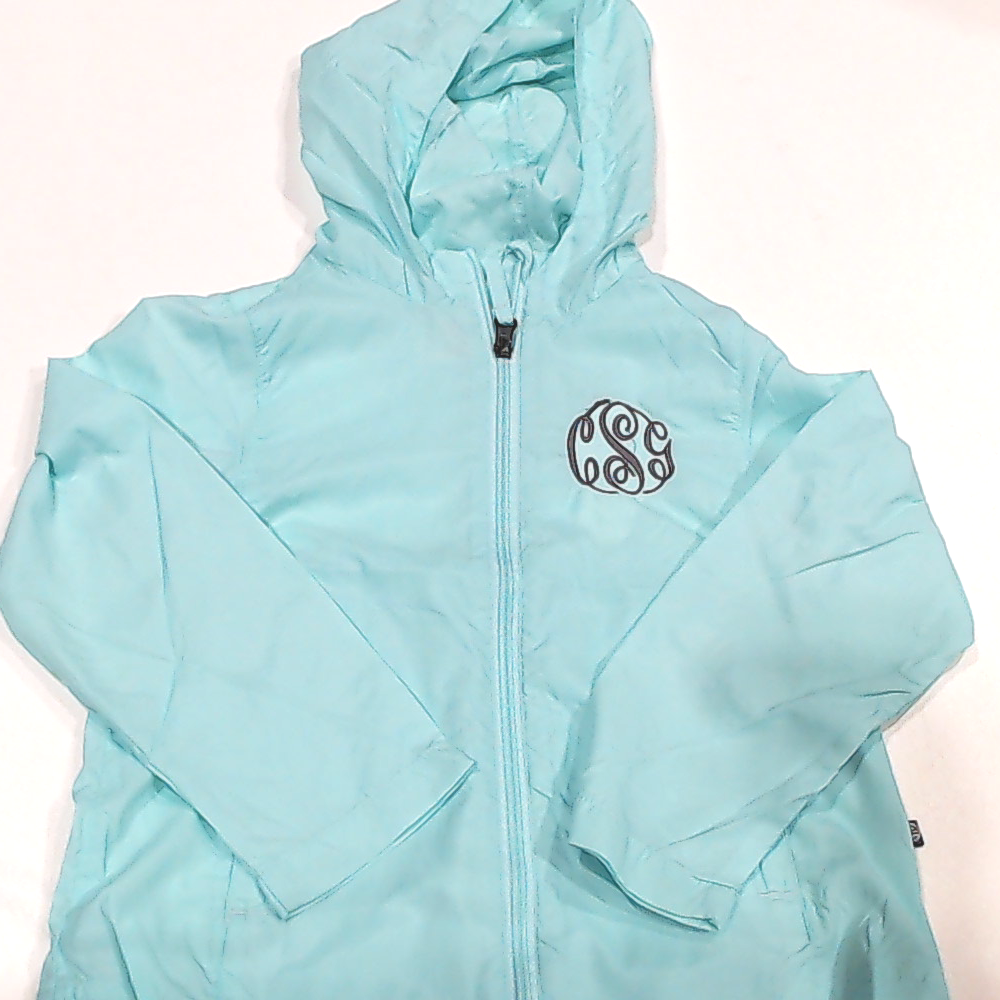 BLOOPER KIDS: Monogrammed Kids Lightweight Rain Jacket